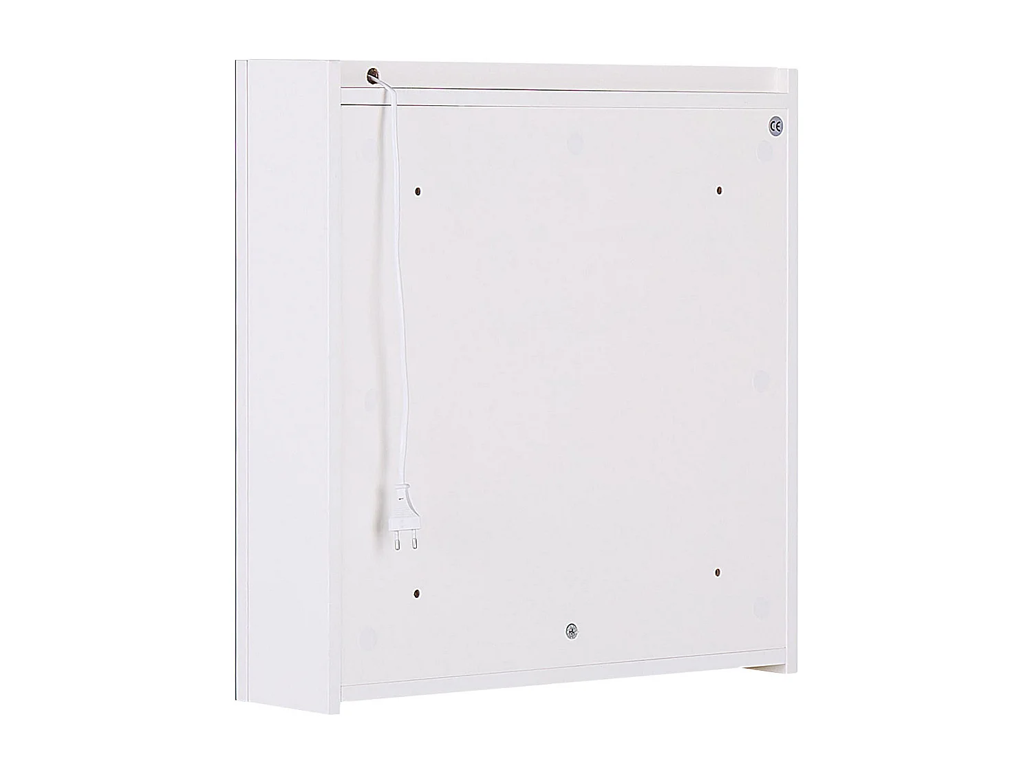 Badkamer wandkast met spiegel LED TALAGAPA 60 cm 60 cm Wit