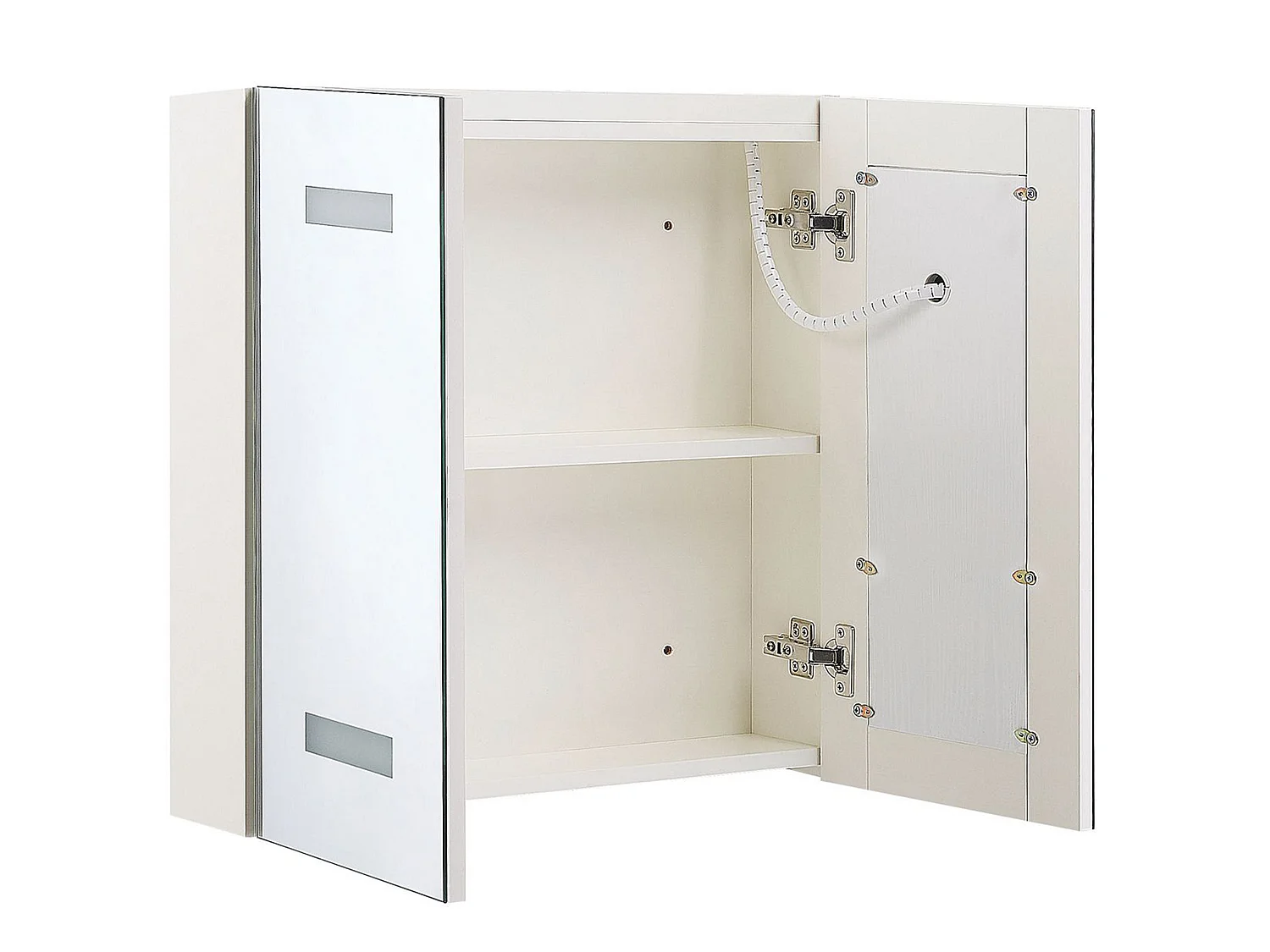 Armoire de toilette murale LED TALAGAPA 60 cm 60 cm Blanc