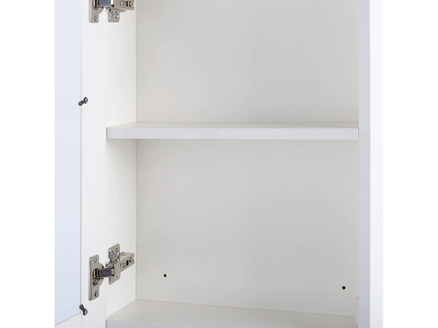 Móvel de casa de banho suspenso com espelho LED CAMERON 40 cm 60 cm Branco