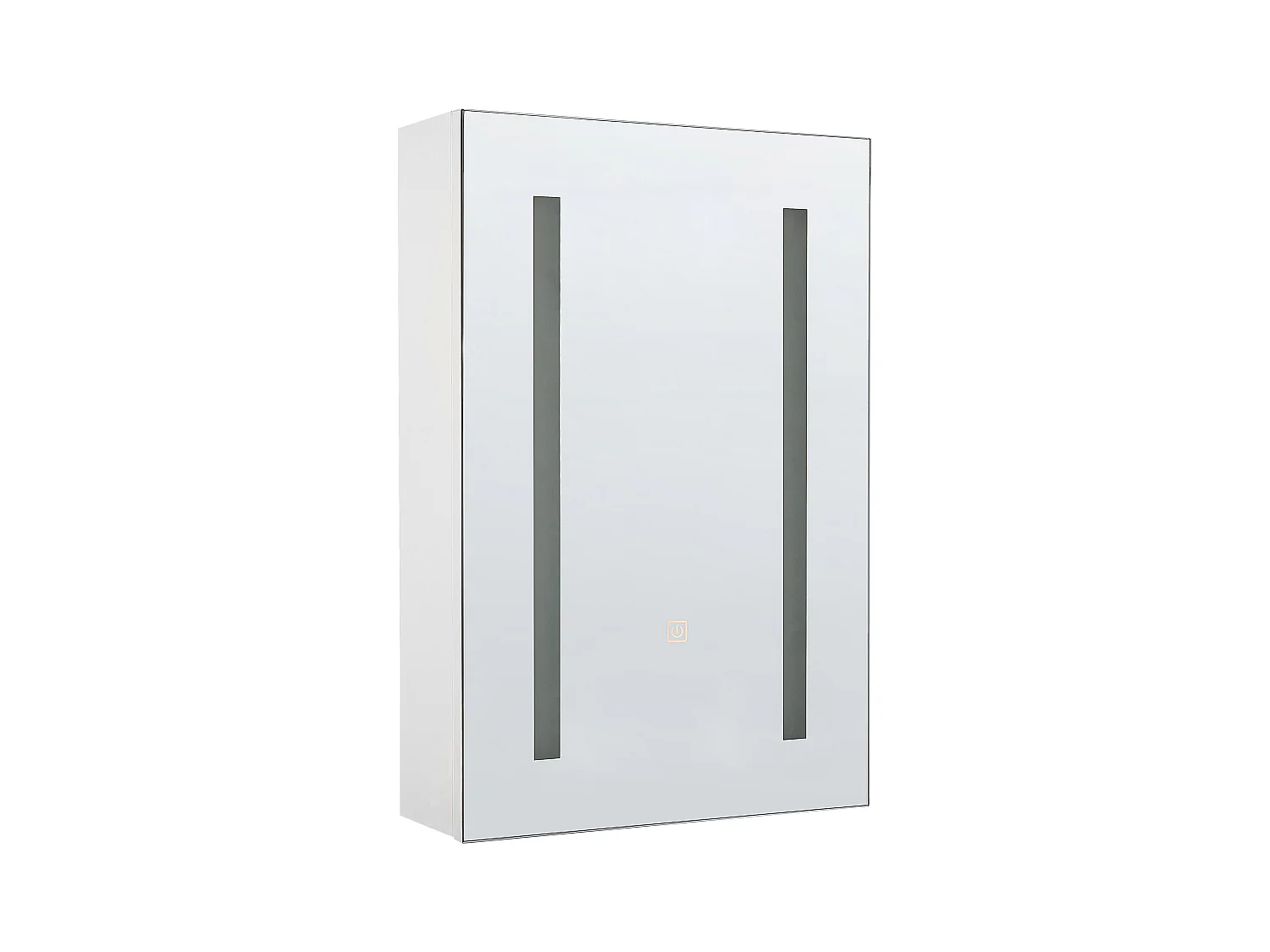 Armadio a muro per specchio da bagno LED CAMERON 40 cm 60 cm Bianco