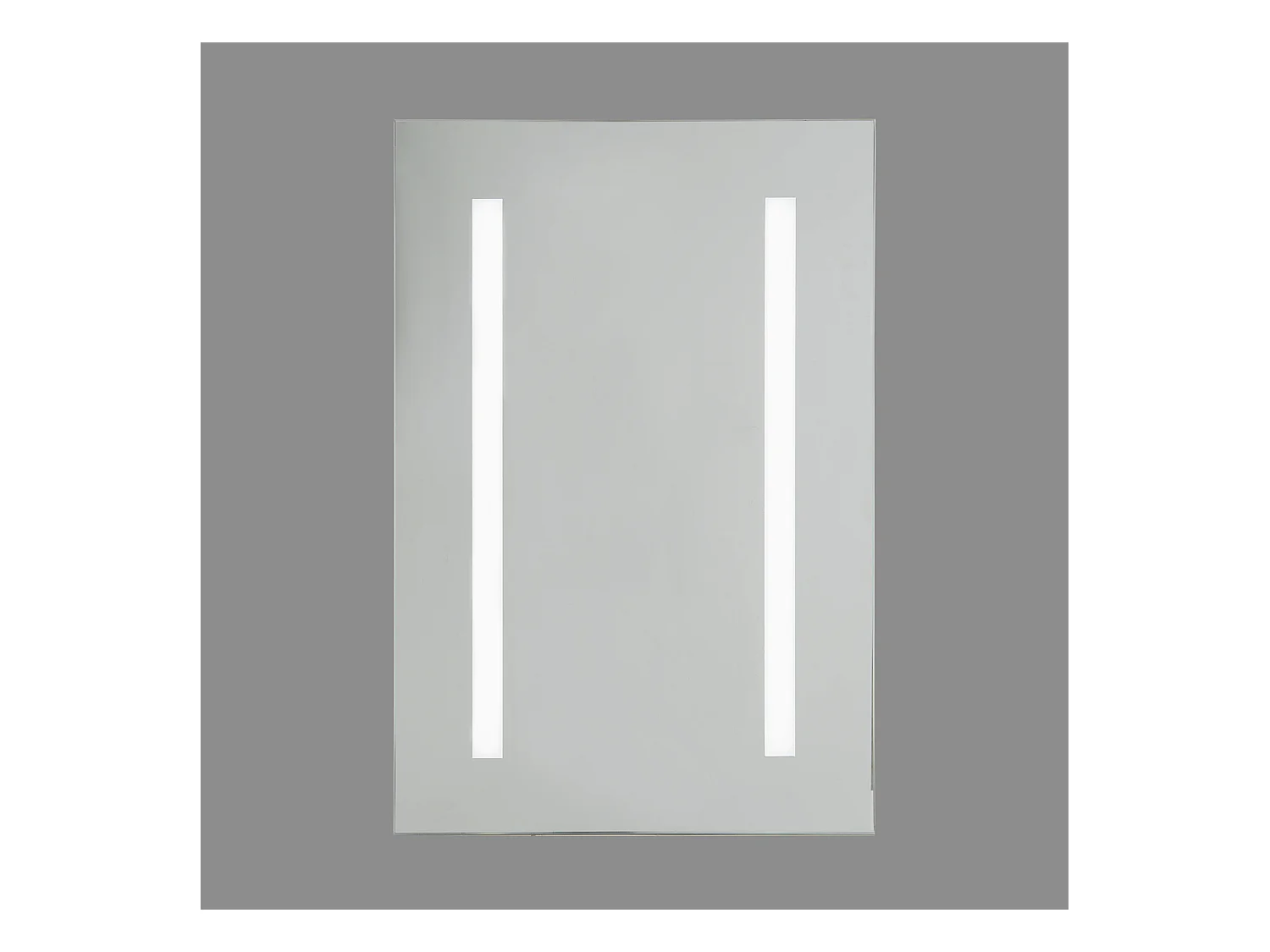 Badkamer wandkast met spiegel LED CAMERON 40 cm 60 cm Wit