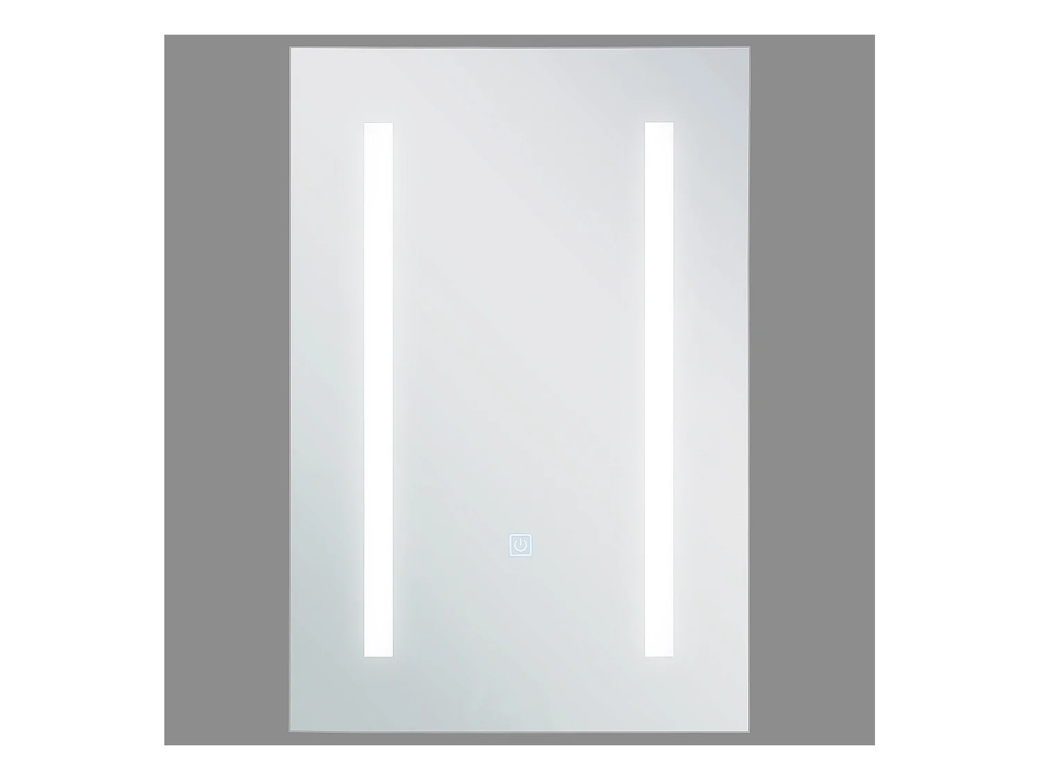 Badkamer wandkast met spiegel LED CAMERON 40 cm 60 cm Wit