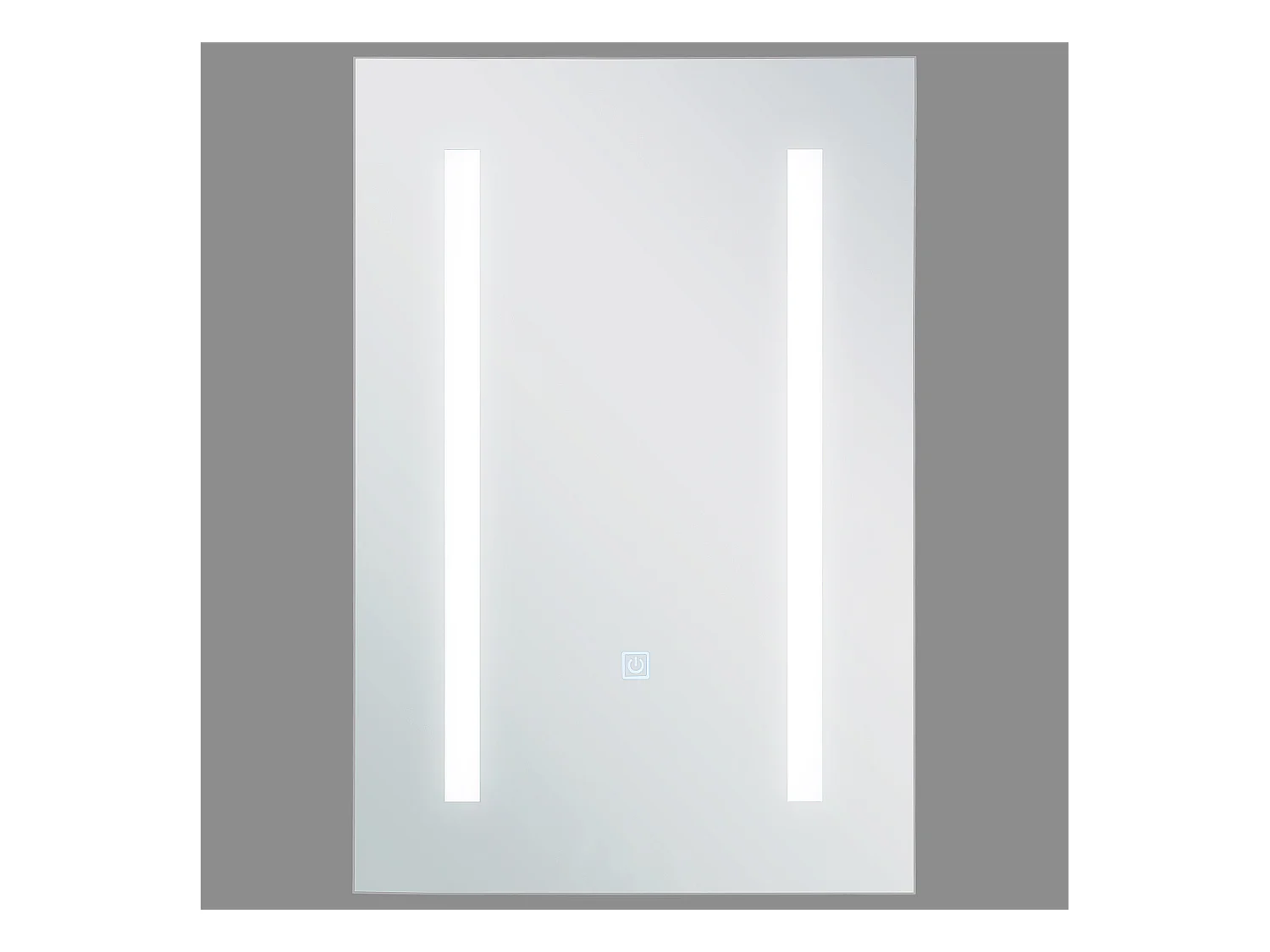 Badkamer wandkast met spiegel LED CAMERON 40 cm 60 cm Wit