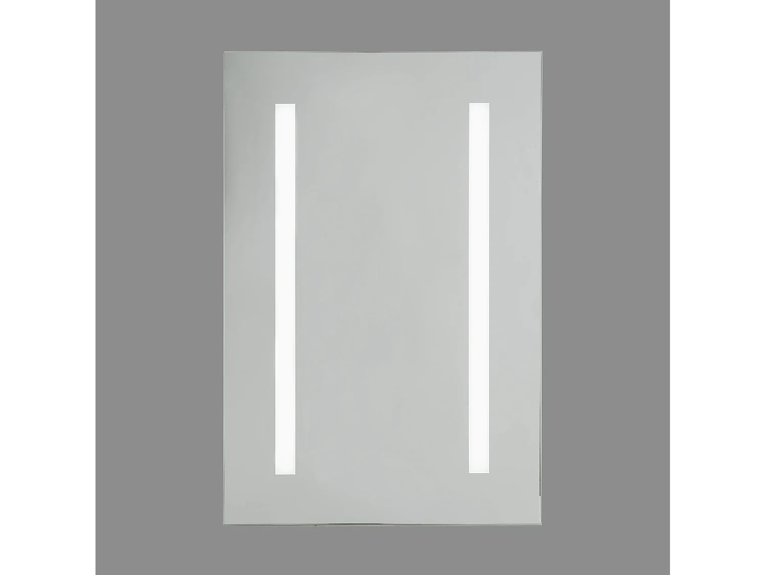 Badkamer wandkast met spiegel LED CAMERON 40 cm 60 cm Wit