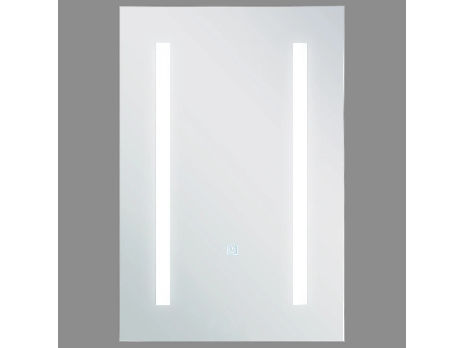 Badkamer wandkast met spiegel LED CAMERON 40 cm 60 cm Wit