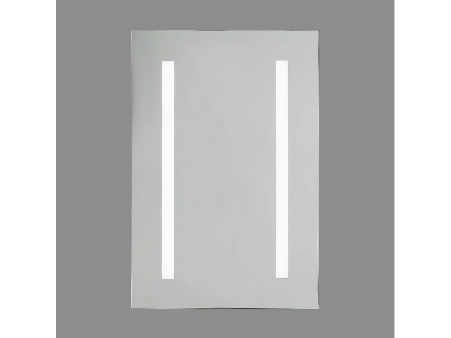 Badkamer wandkast met spiegel LED CAMERON 40 cm 60 cm Wit