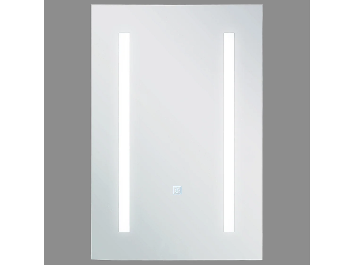 Badkamer wandkast met spiegel LED CAMERON 40 cm 60 cm Wit