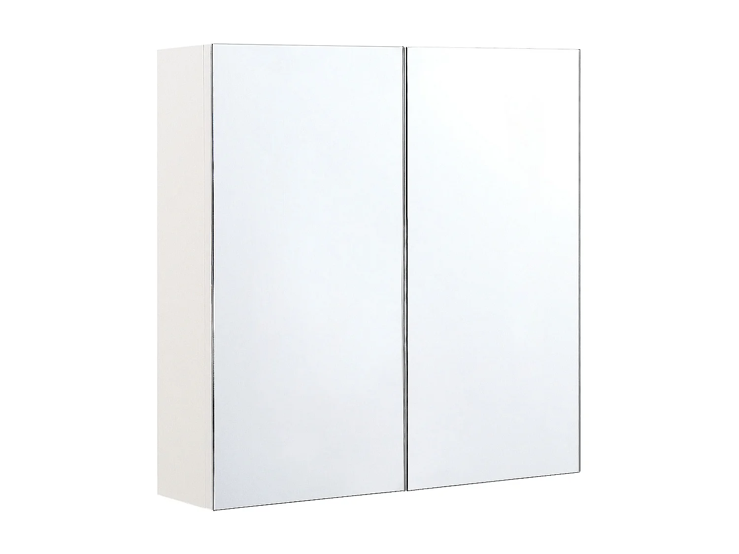 Badkamer wandkast met spiegel NAVARRA 60 cm 60 cm Wit