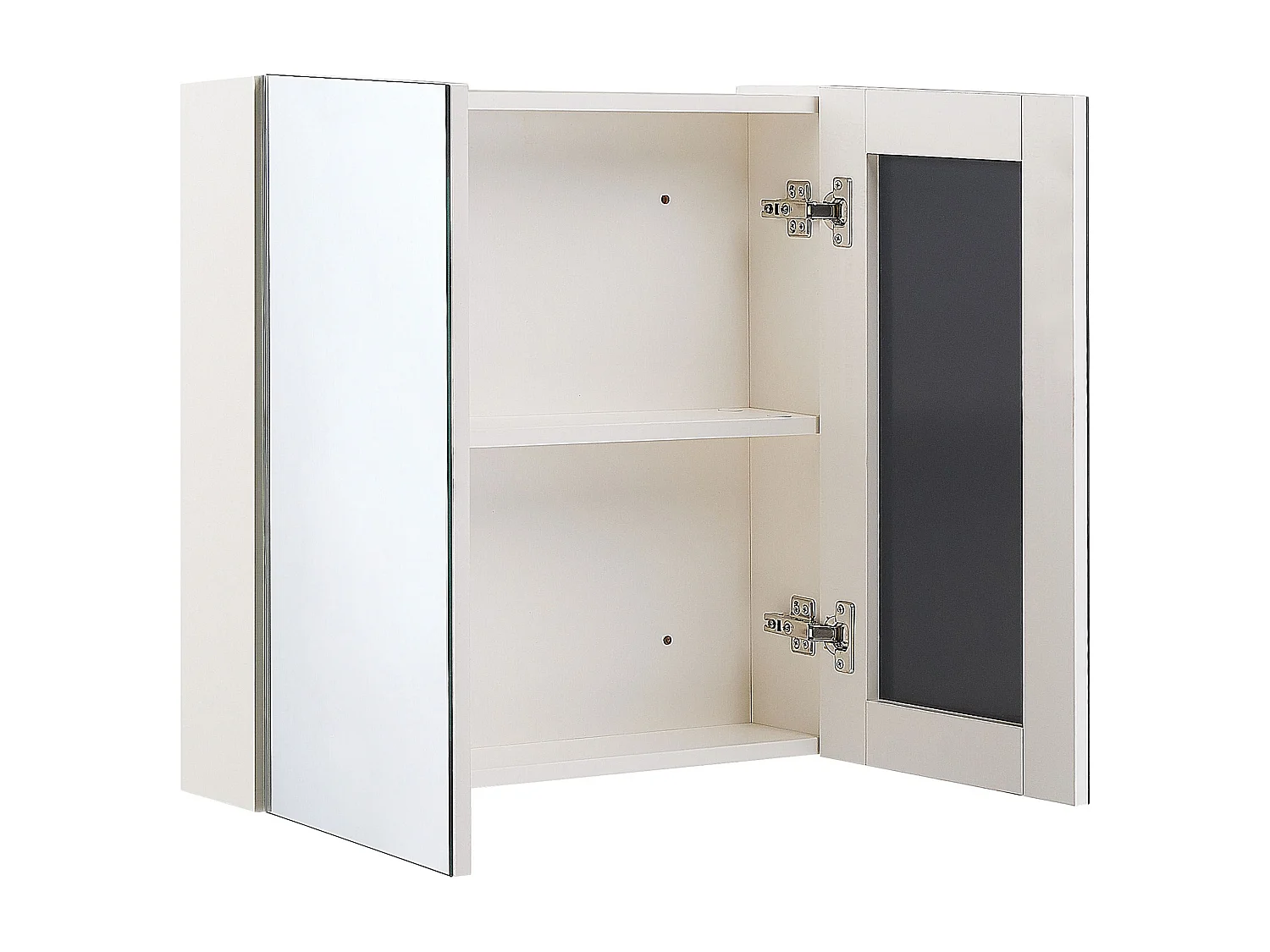 Badkamer wandkast met spiegel NAVARRA 60 cm 60 cm Wit