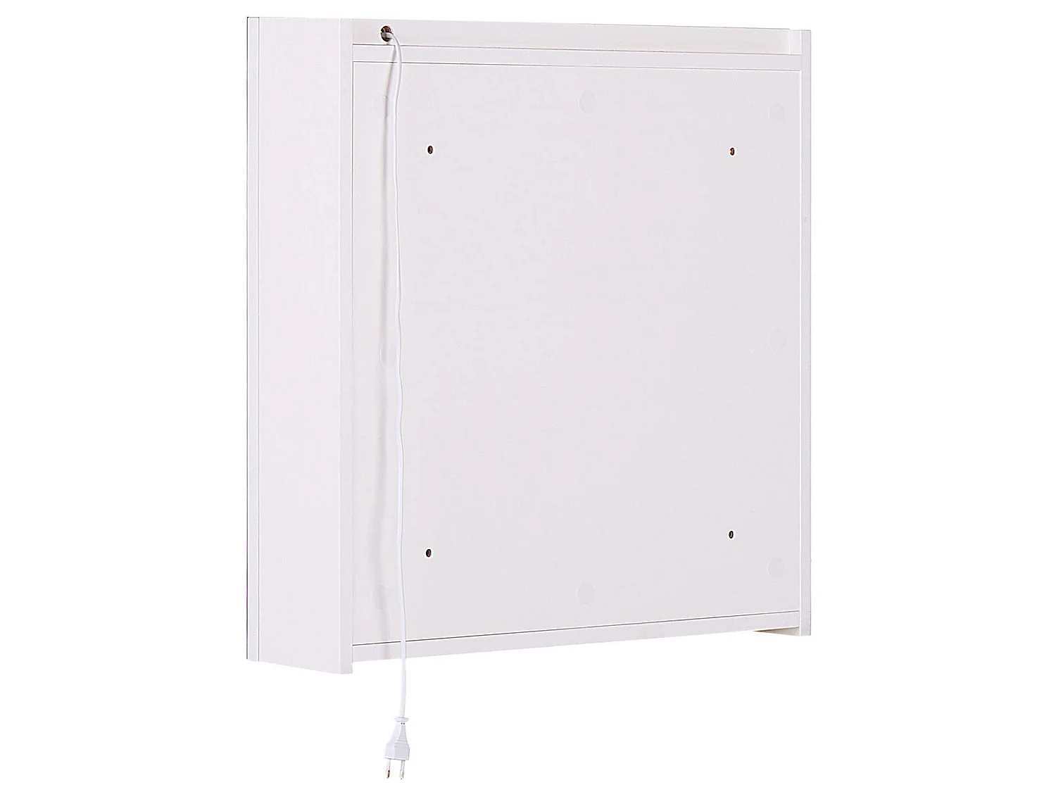 Armoire de toilette murale LED CHABUNCO 60 cm 60 cm Blanc