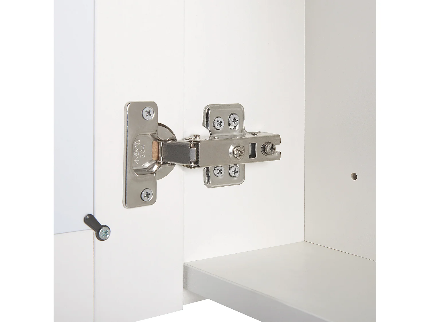 Szafka wisząca łazienkowa z lustrem LED CONDOR 40 cm 60 cm Biały