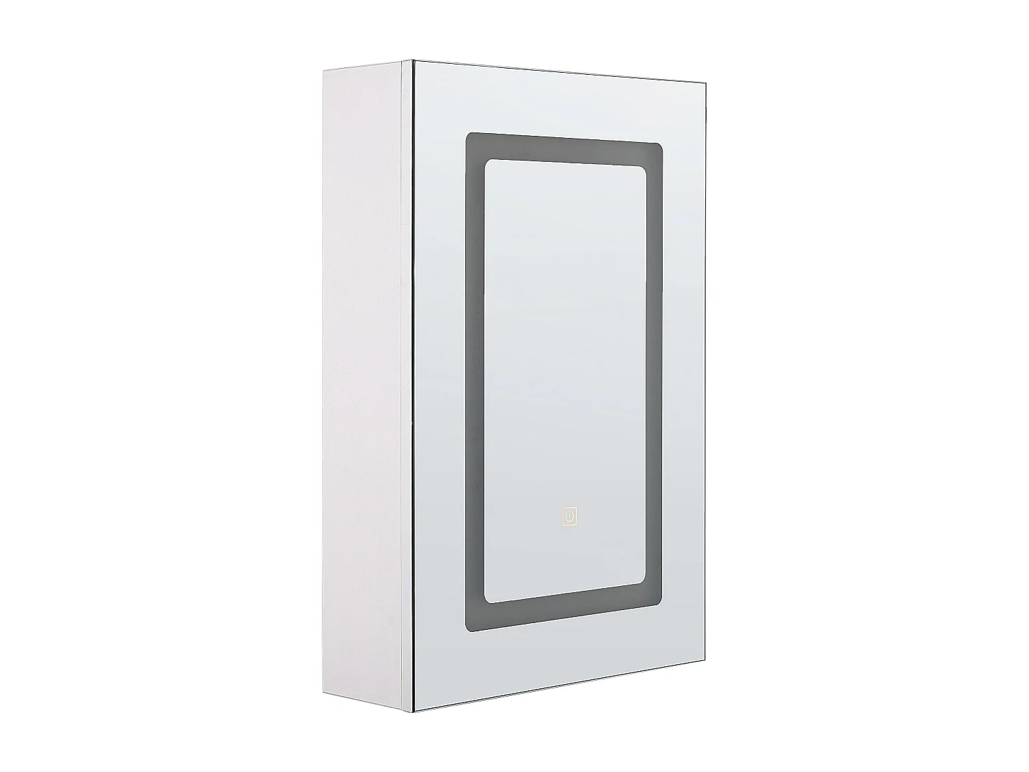 Badkamer wandkast met spiegel LED CONDOR 40 cm 60 cm Wit