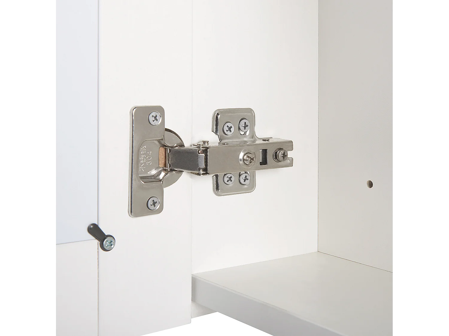 Badkamer wandkast met spiegel LED CONDOR 40 cm 60 cm Wit