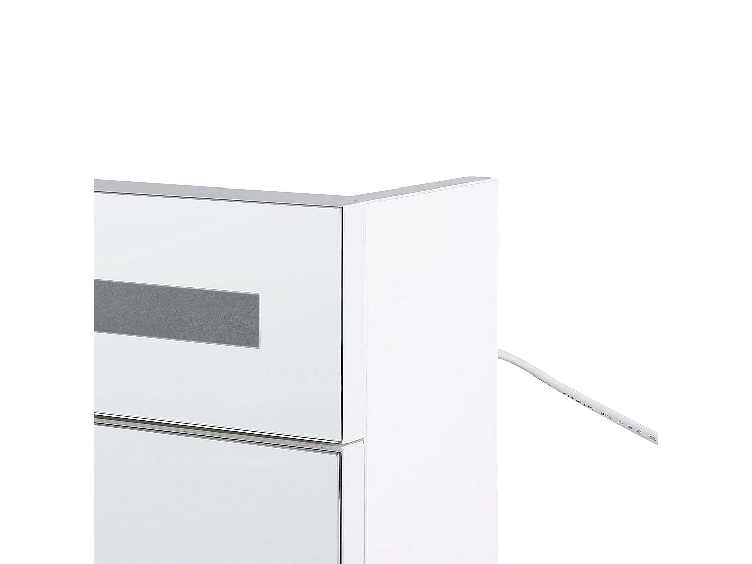 Badkamer wandkast met spiegel LED JARAMILLO 60 cm 60 cm Wit