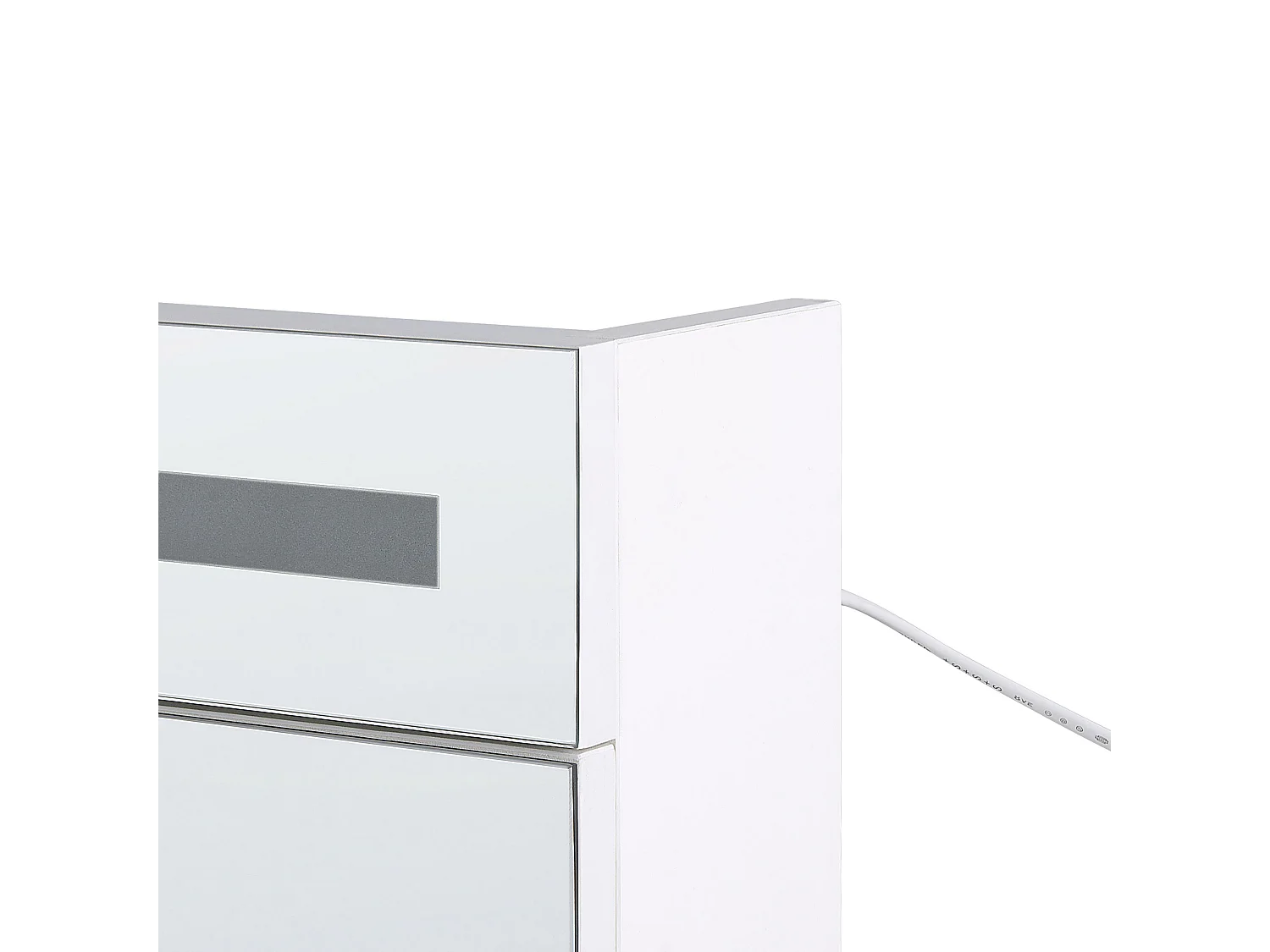 Badkamer wandkast met spiegel LED JARAMILLO 60 cm 60 cm Wit