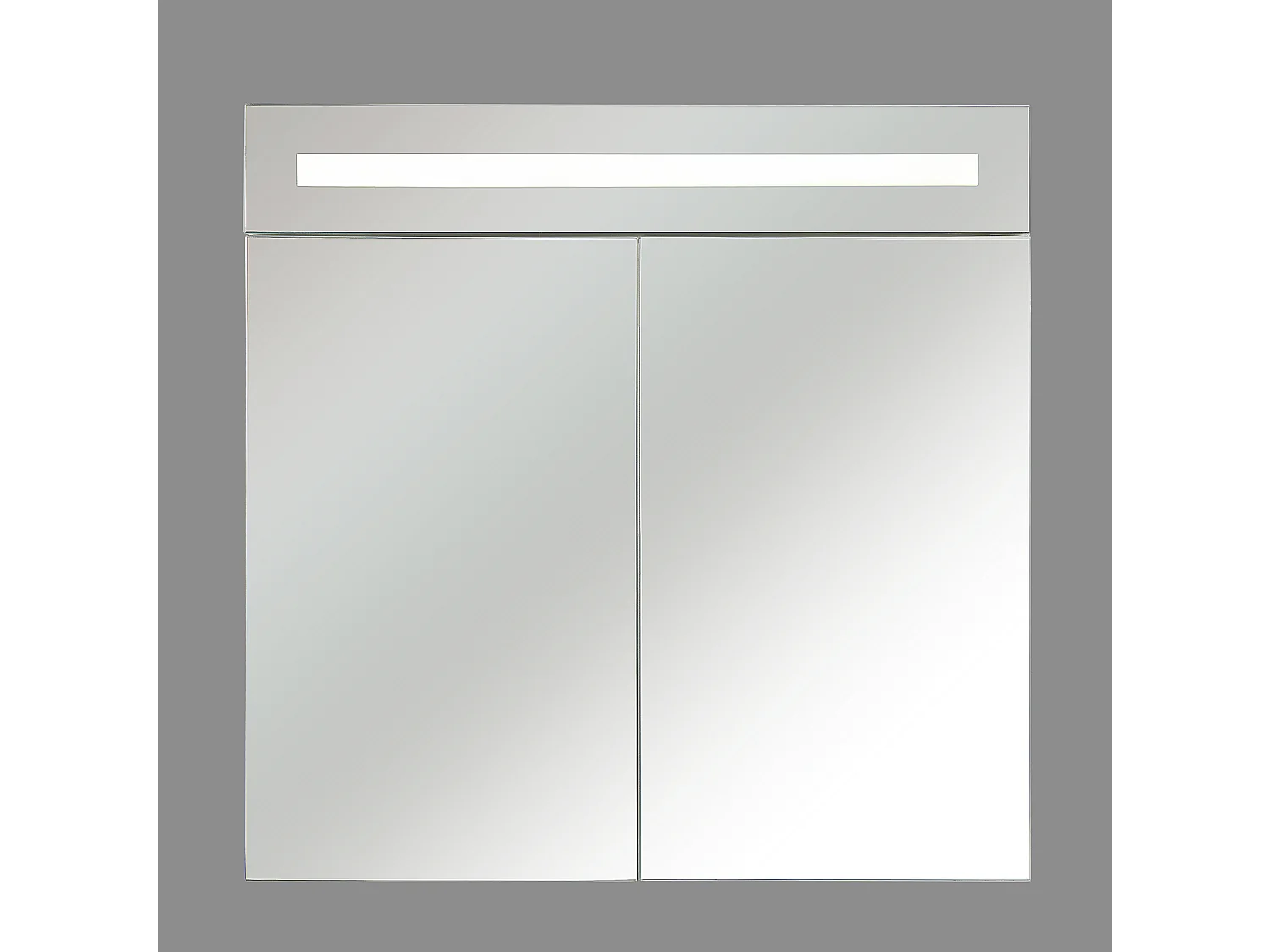 Armoire de toilette murale LED JARAMILLO 60 cm 60 cm Blanc