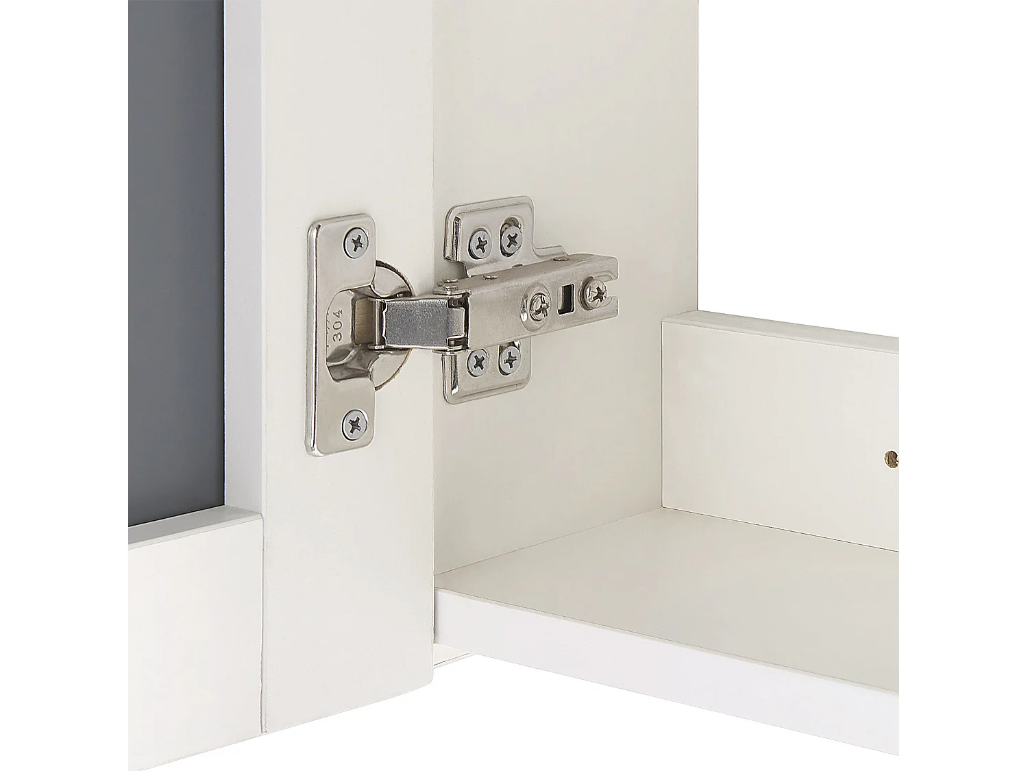 Armoire de toilette murale LED JARAMILLO 60 cm 60 cm Blanc