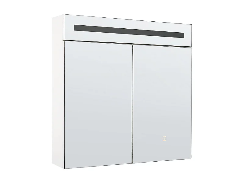 Armoire de toilette murale LED JARAMILLO 60 cm 60 cm Blanc