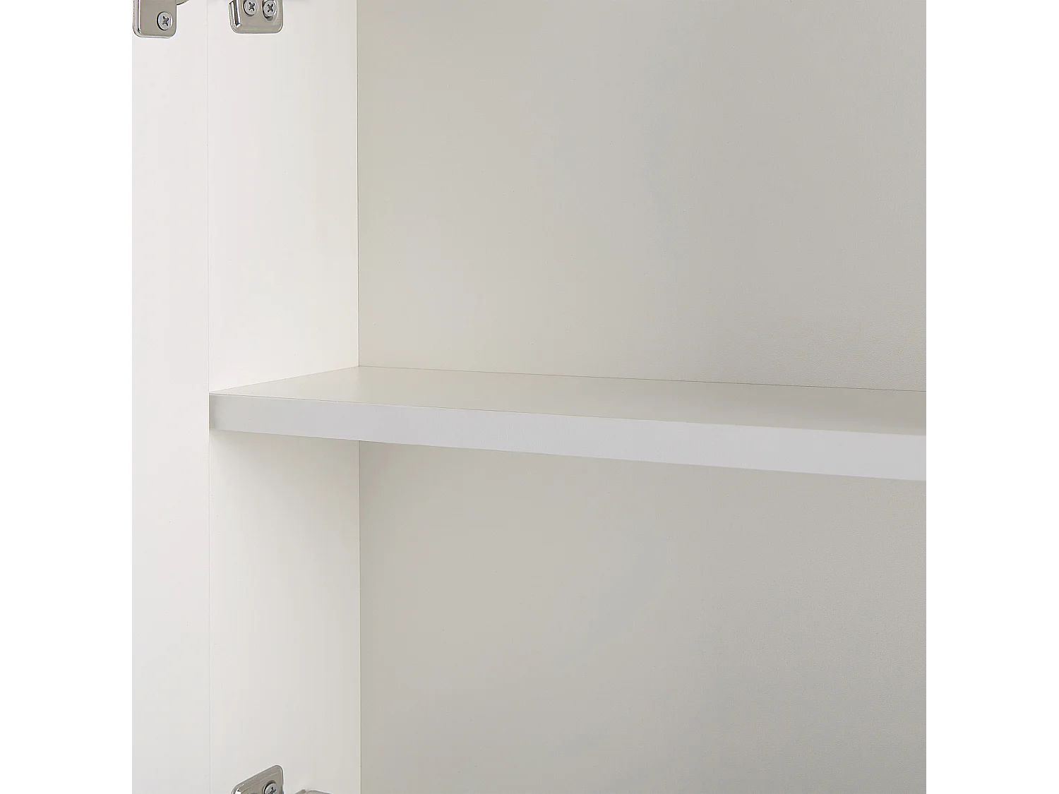 Badkamer wandkast met spiegel LED MAZARREDO 60 cm 60 cm Wit