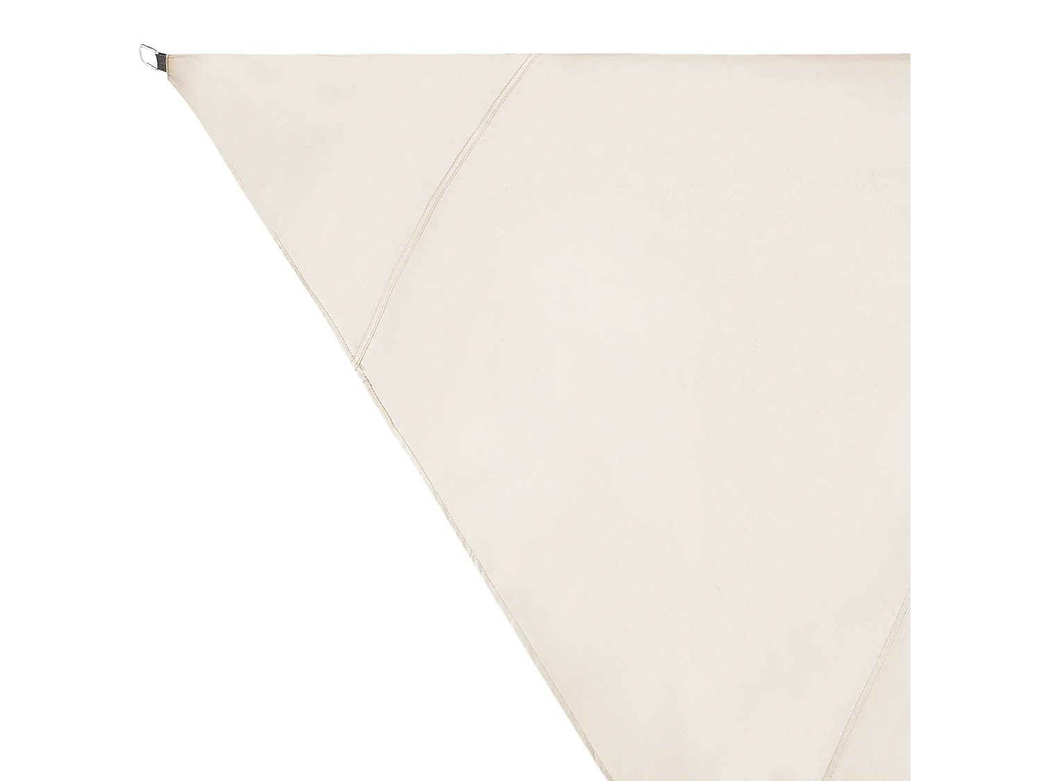 Vela de sombra triangular branca creme 300 x 300 x 300 cm LUKKA
