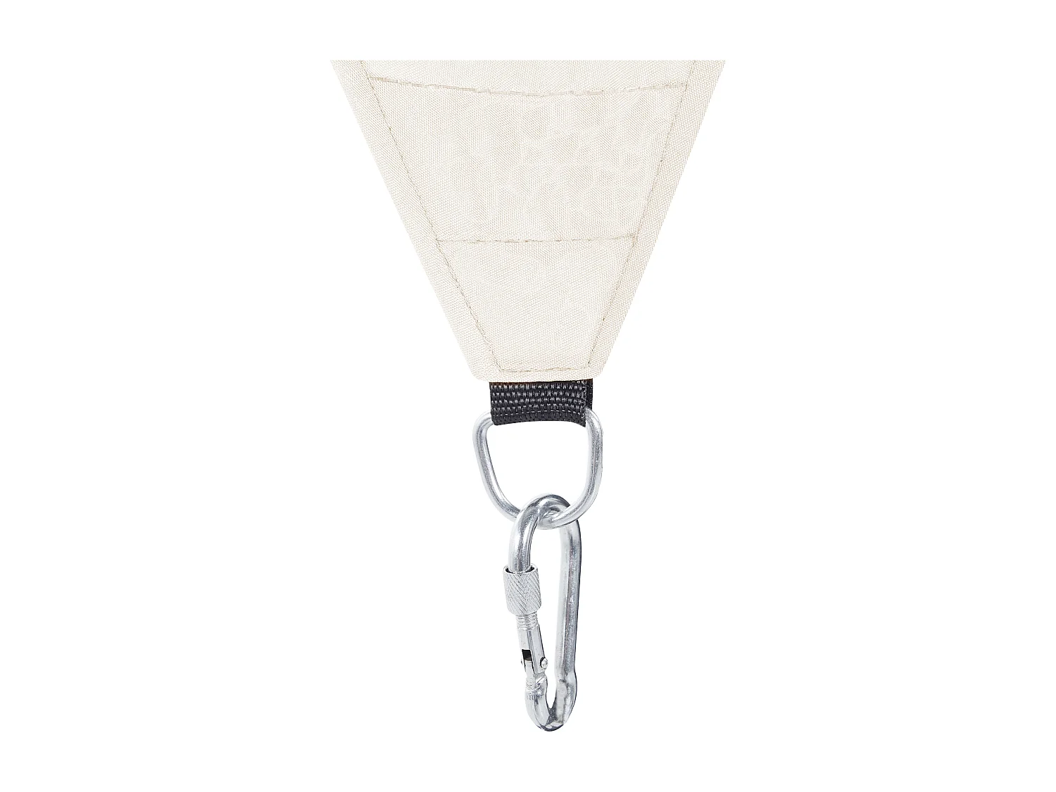 Vela de sombra triangular branca creme 300 x 300 x 300 cm LUKKA