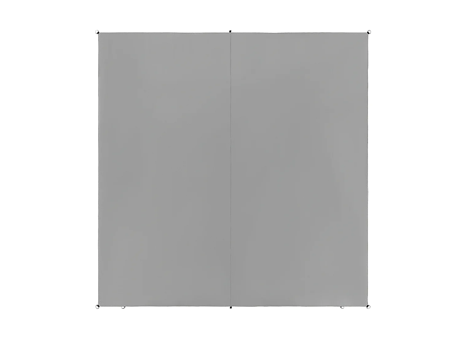 Voile d'ombrage LUKKA 300 cm 300 cm Gris