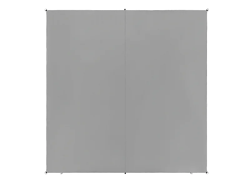 Garten Sonnensegel quadratisch 3x3m grau Stoff mit Ringen Seilspanntechnik Lukka