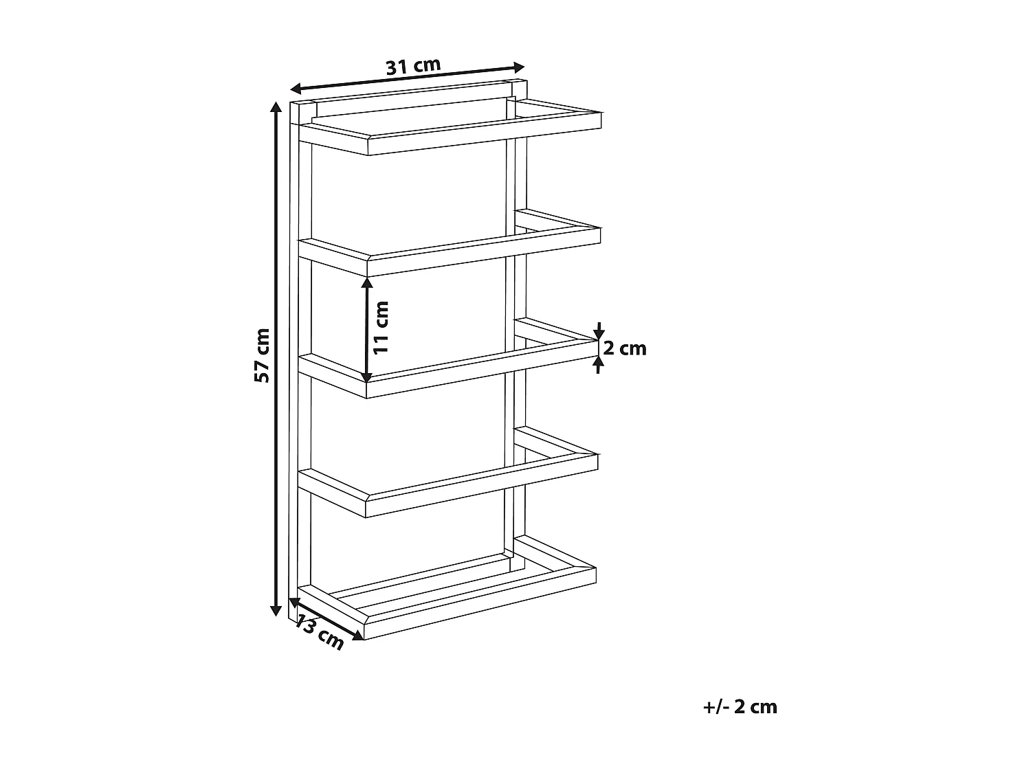 Porte-serviettes CINTRA Métal Noir