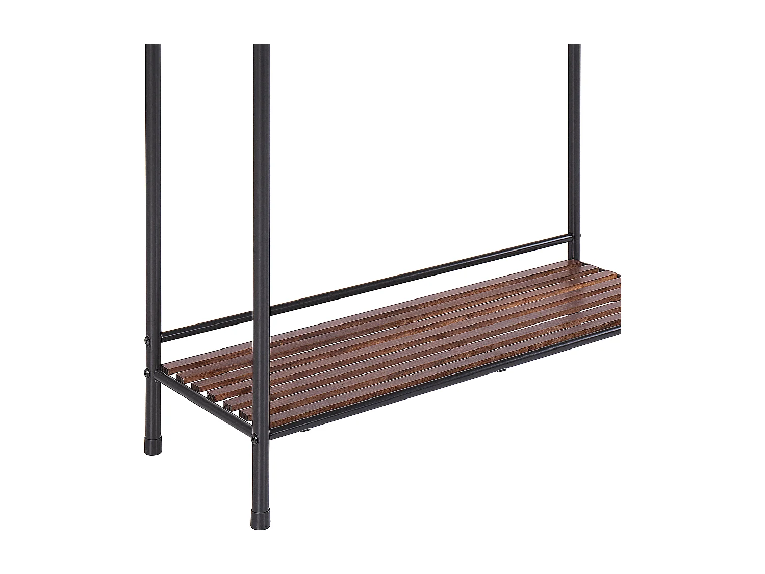 Porta asciugamani con ripiano MURIVA Metallo Nero