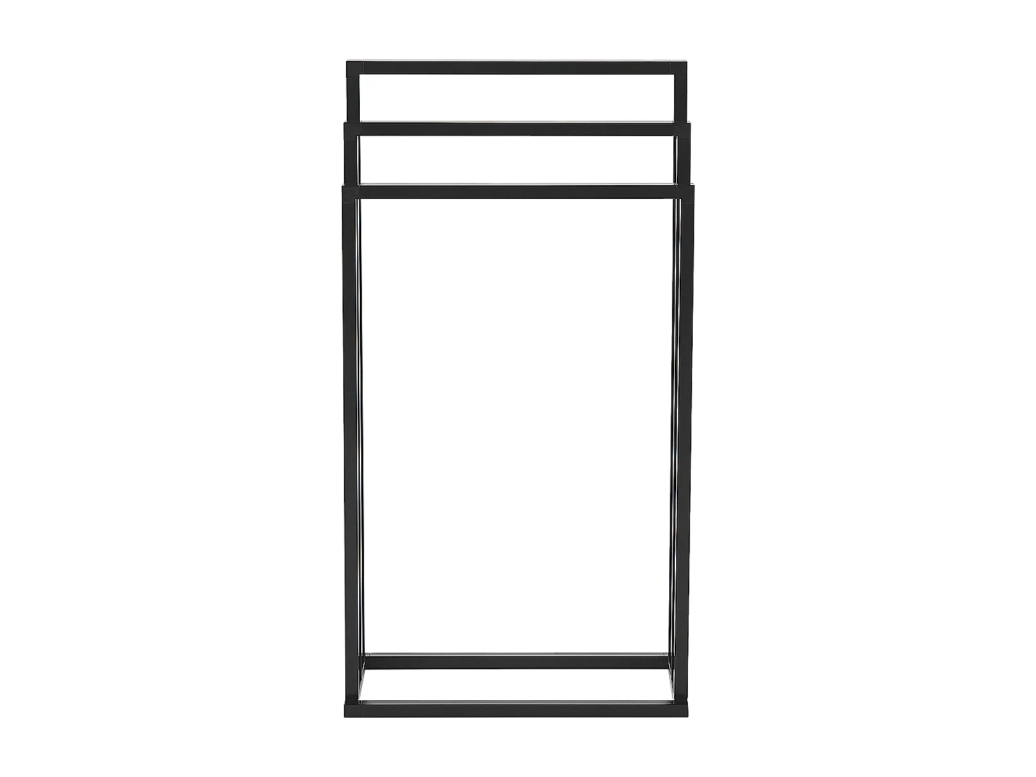 Stojak na ręczniki CHARRAS Metal Czarny