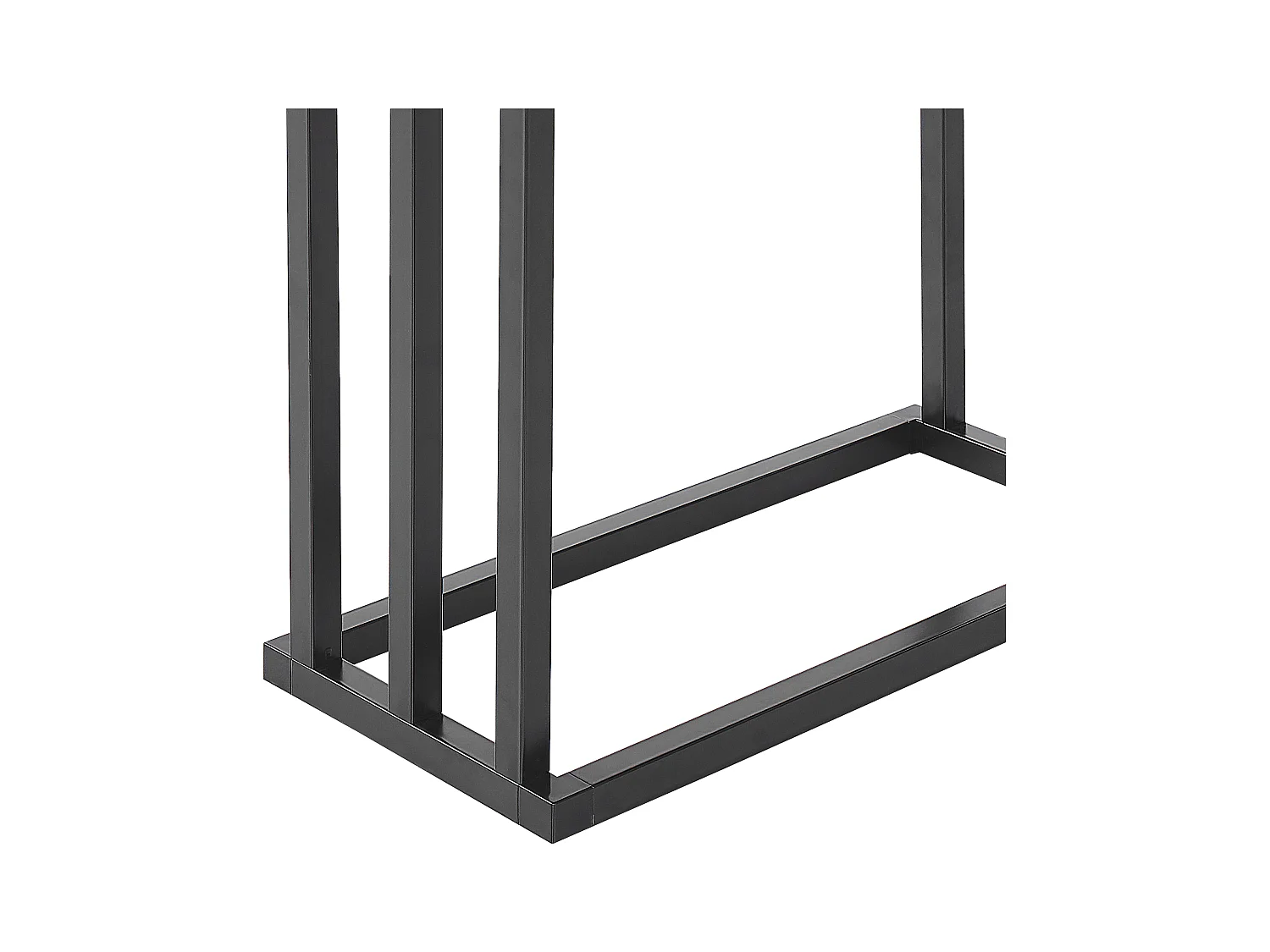 Handtuchständer in matter Edelstahloptik mit 3 Armen schwarz/dunkelbraun Charras