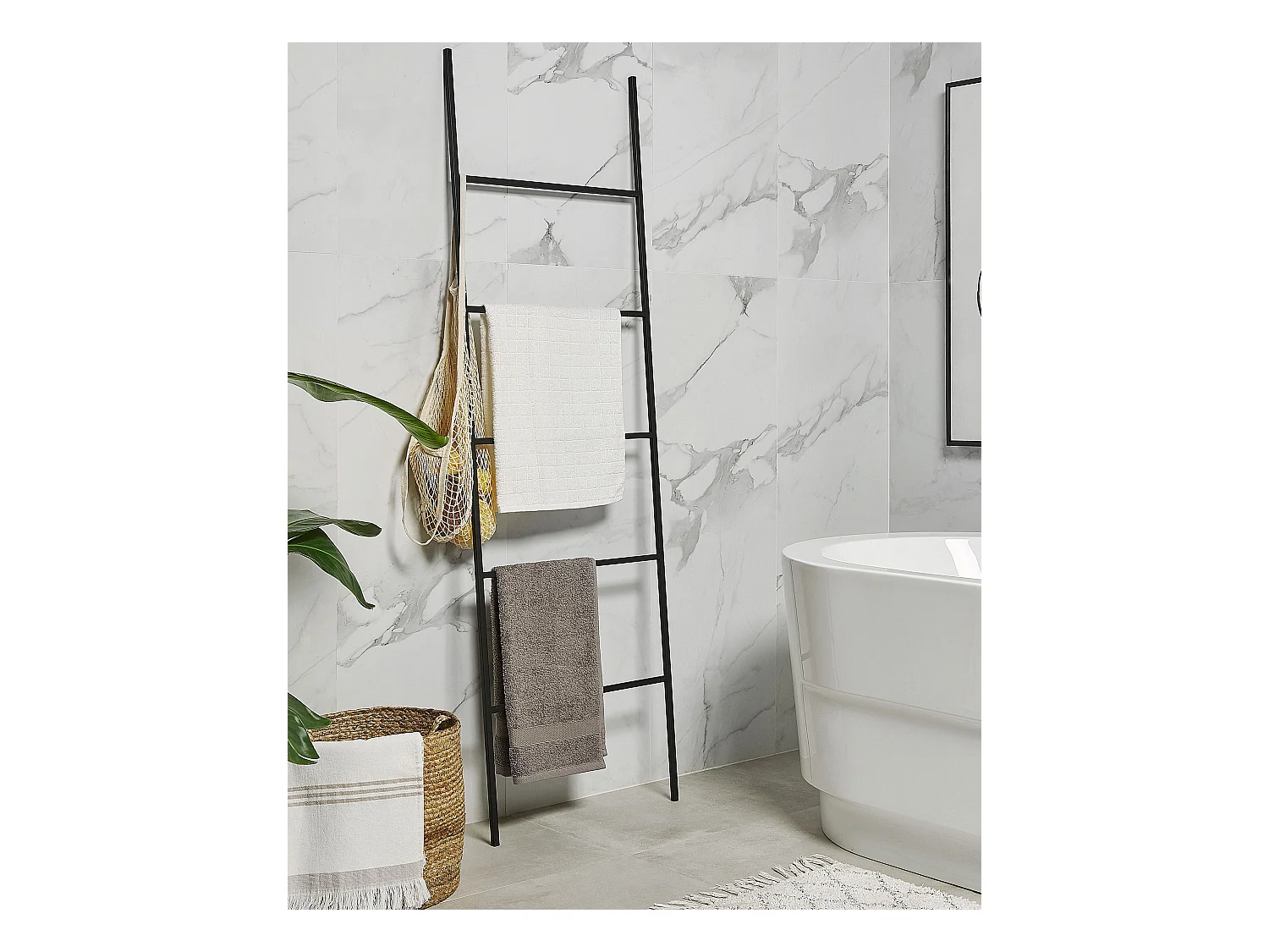 Porte-serviettes ARIBIBI Métal Noir