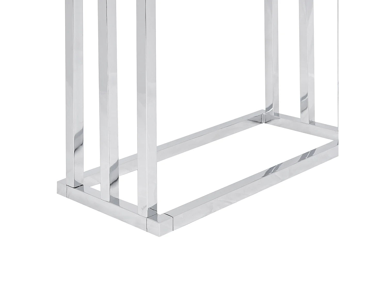 Handtuchständer in verchromter Edelstahloptik mit 3 Armen silber/braun Charras