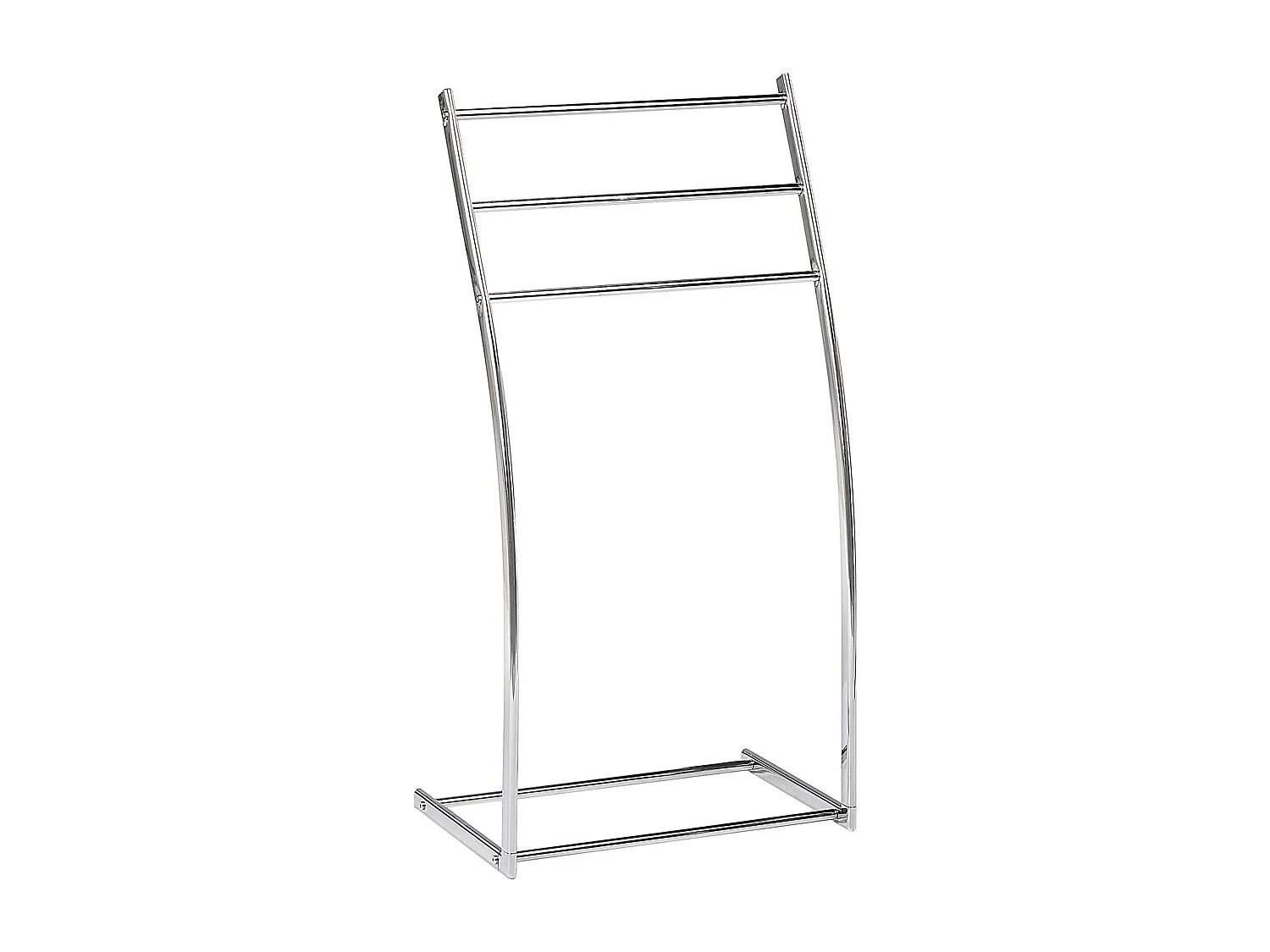 Stojak na ręczniki AMBIL Metal Srebrny