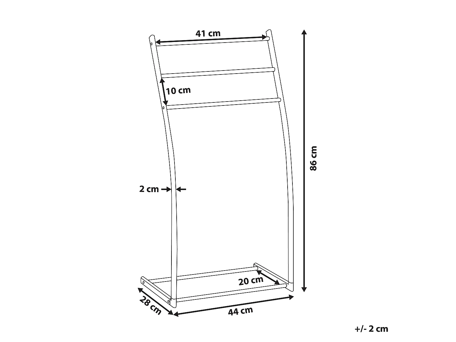 Towel Stand AMBIL Metal Silver