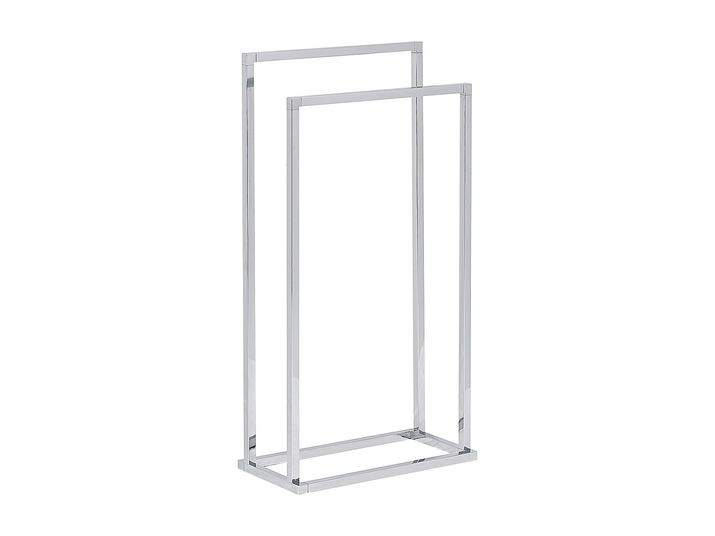 Porta asciugamani da terra 2 bracci di supporto 78 cm metallo 130002270