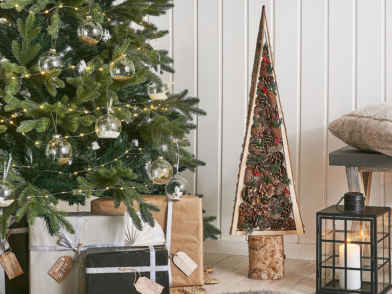 Accessoire Décoratif Bois de pin Bois clair TOLJA