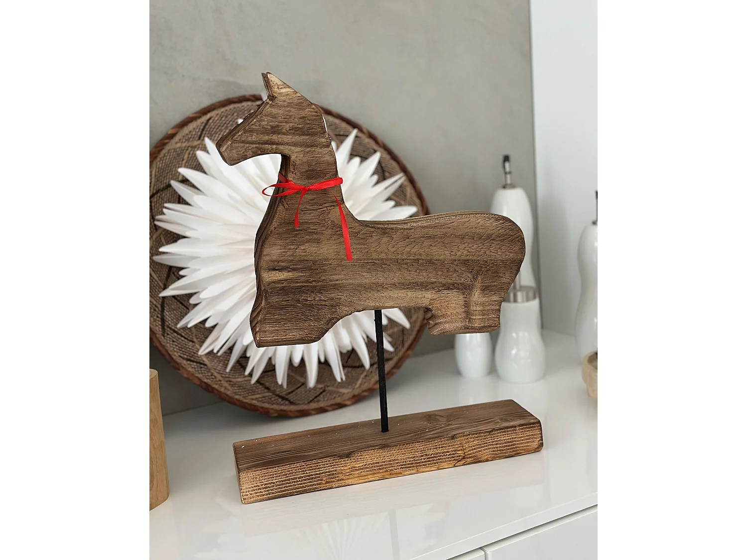 Decoratief accessoire COLIMA Hout Lichtbruin