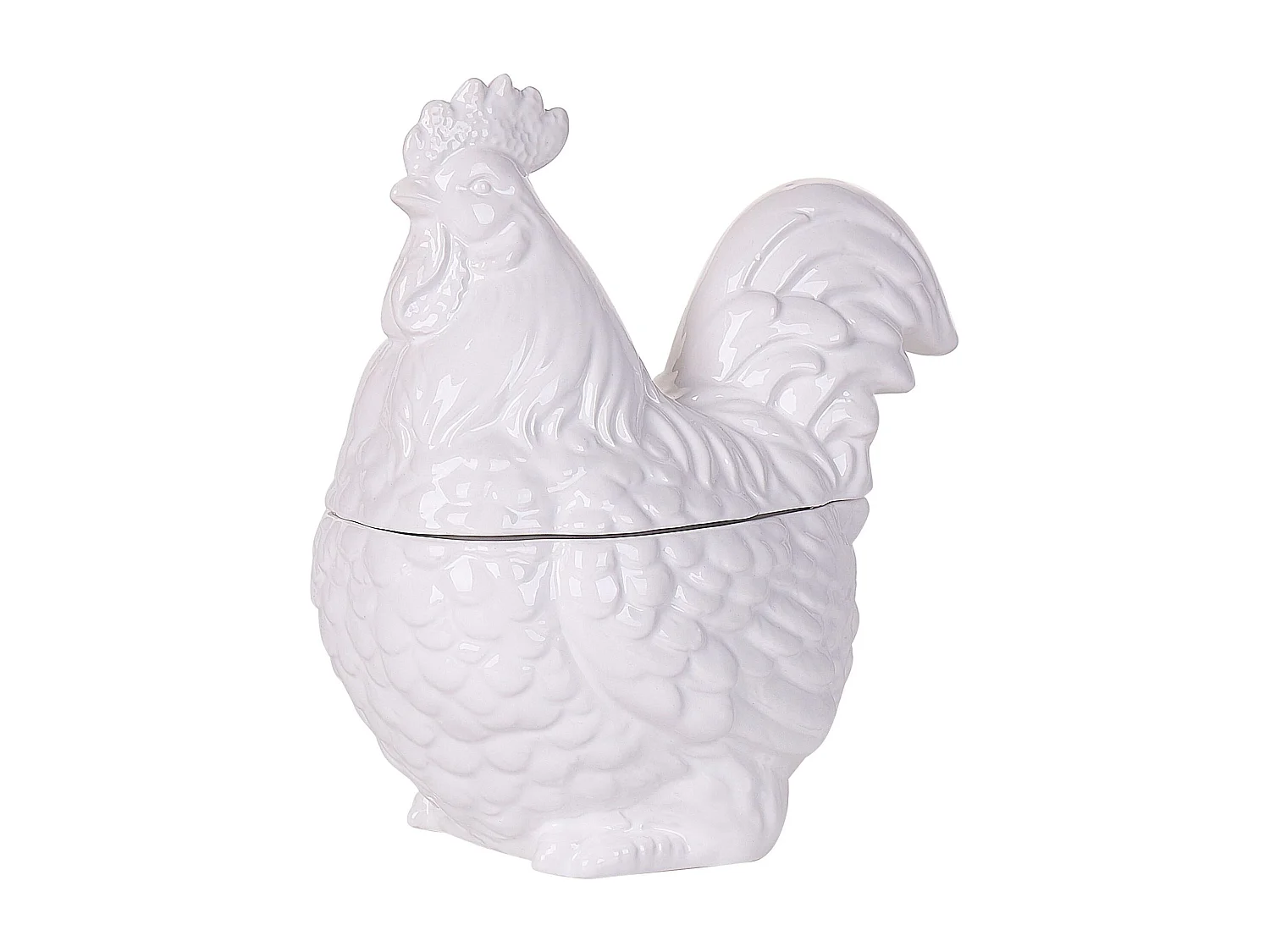 Decoratief accessoire LANTIC Keramiek Wit