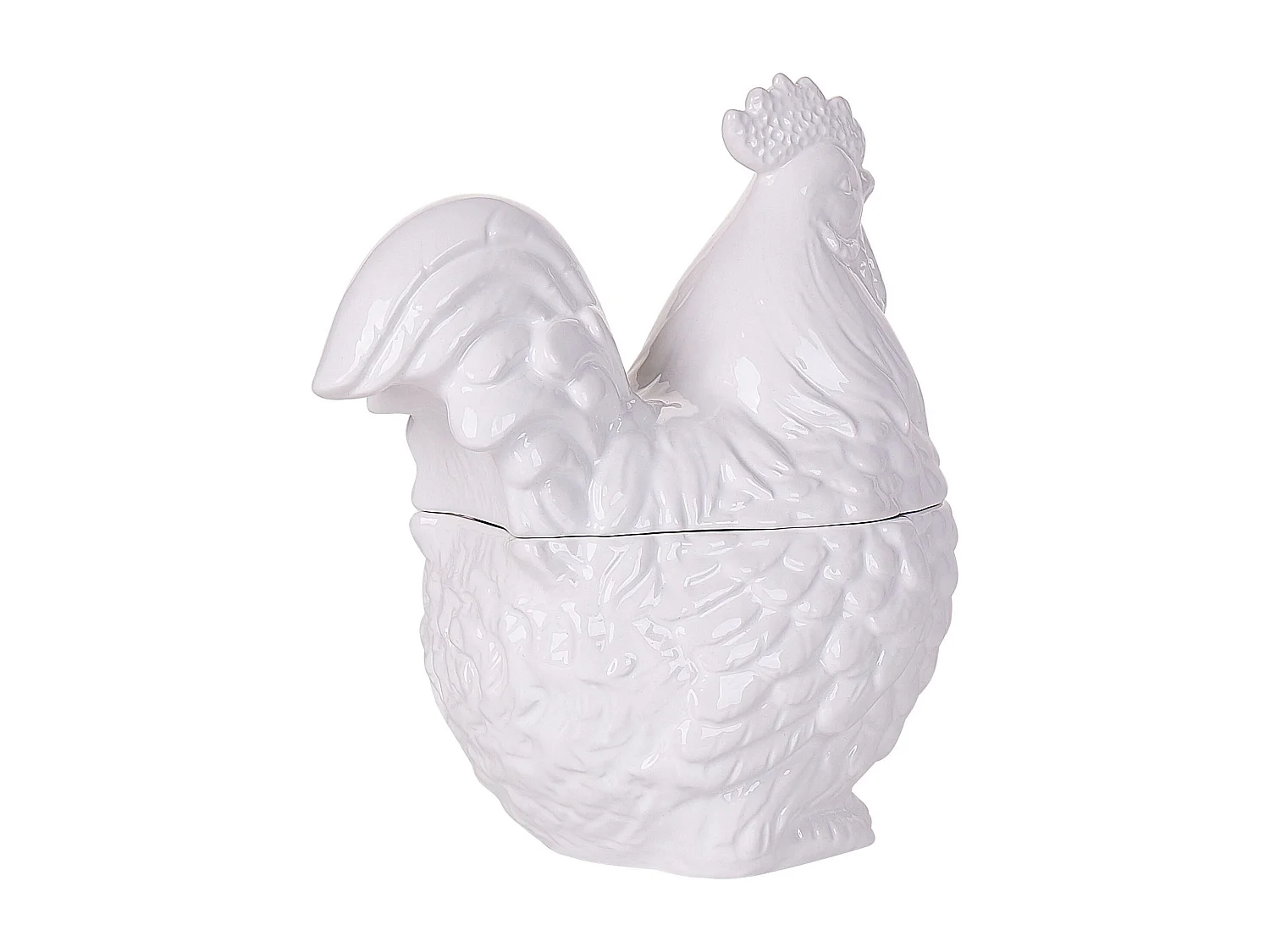 Decoratief accessoire LANTIC Keramiek Wit