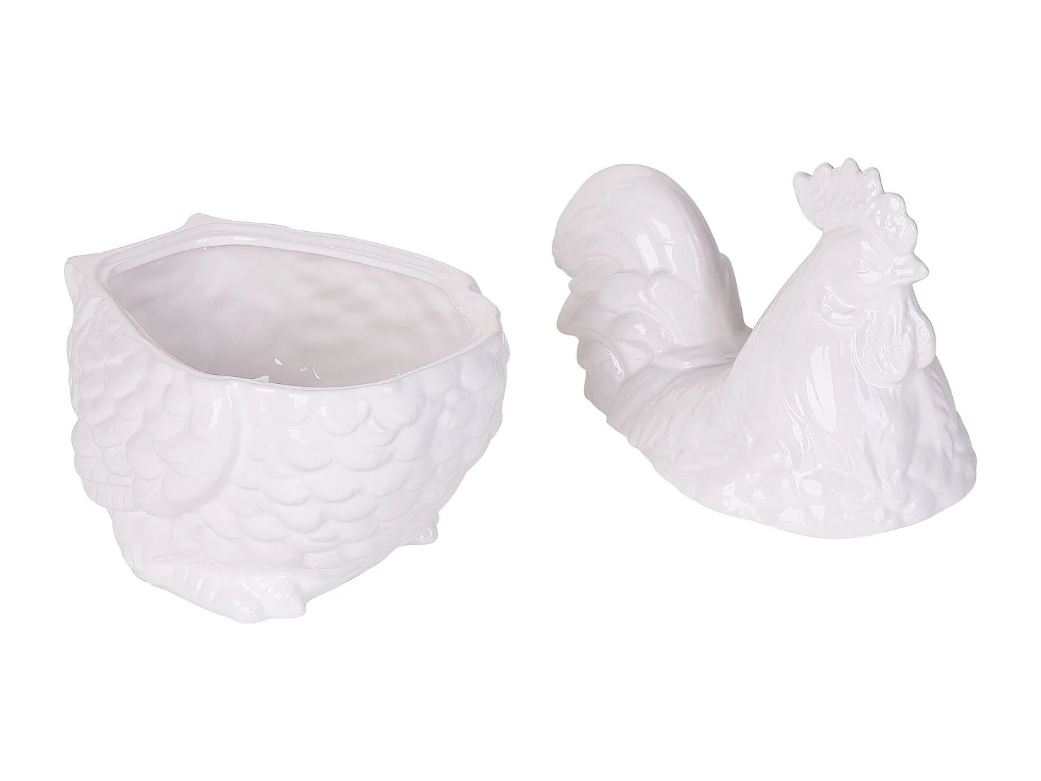 Decoratief accessoire LANTIC Keramiek Wit