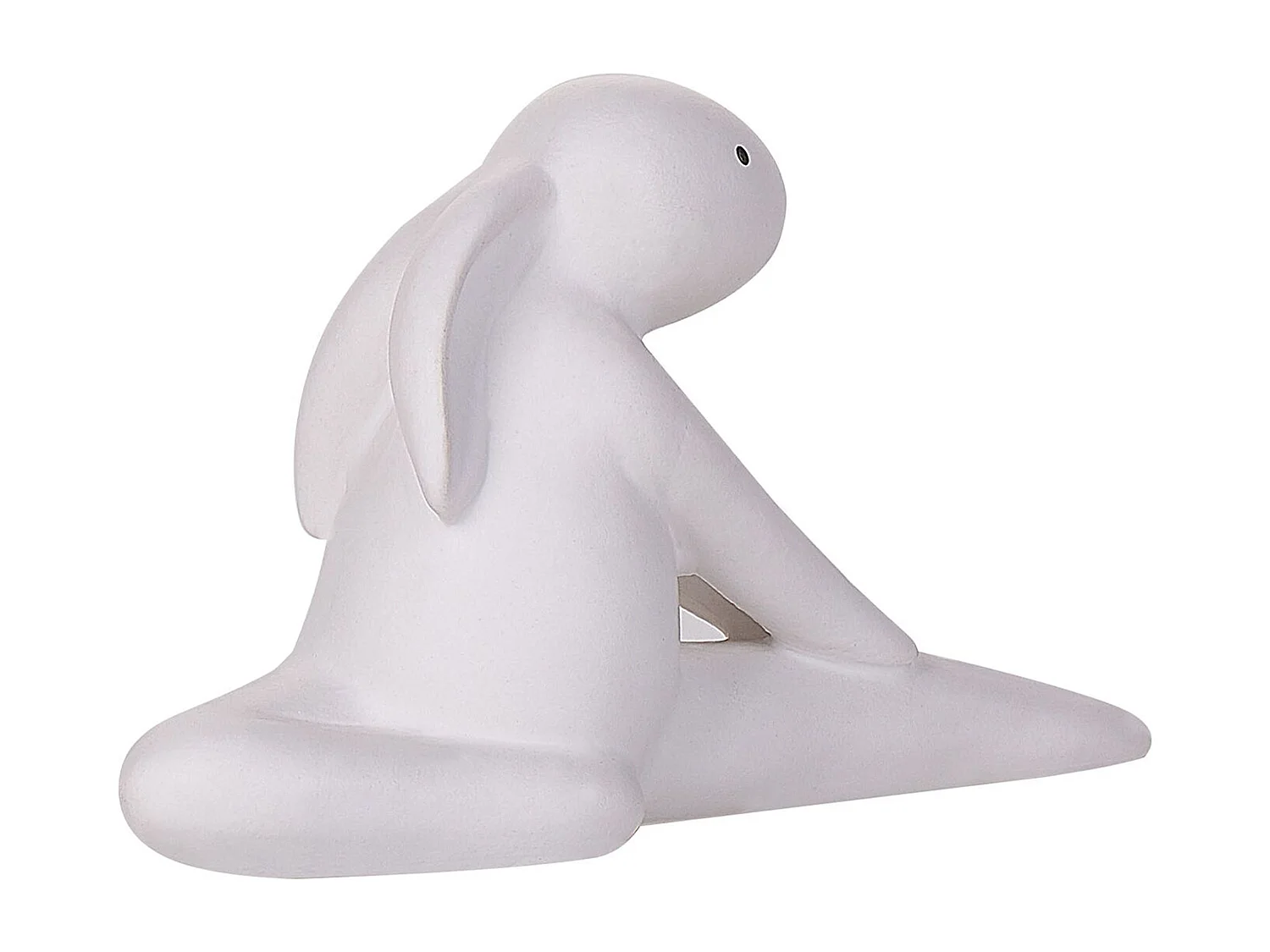 Dekofiguren 3er Set Hase BREST Keramik Weiss