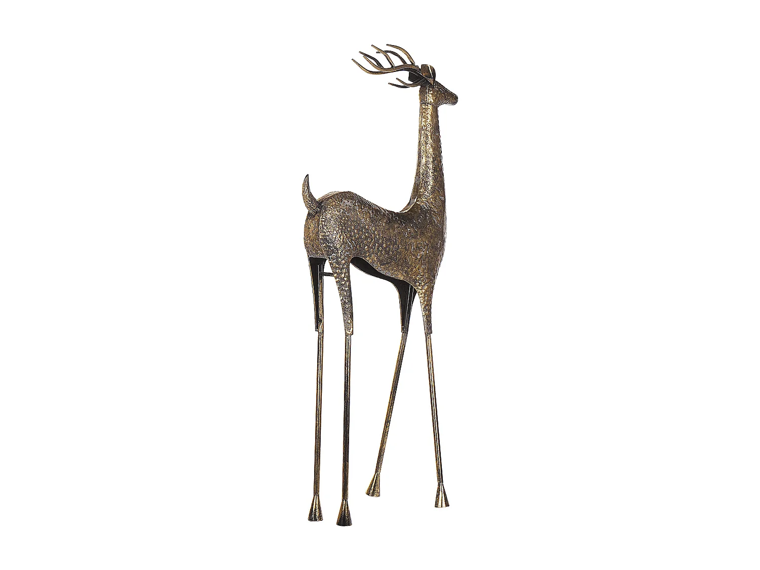 Statuette déco renne doré 126 cm PELLO