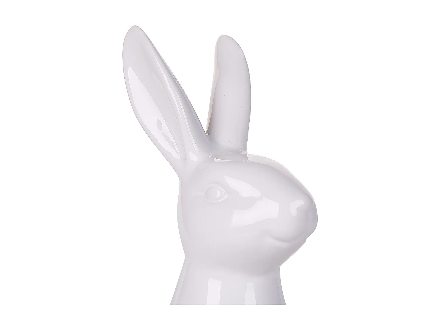 Acessório decorativo Coelho RUCA Cerâmica Branco