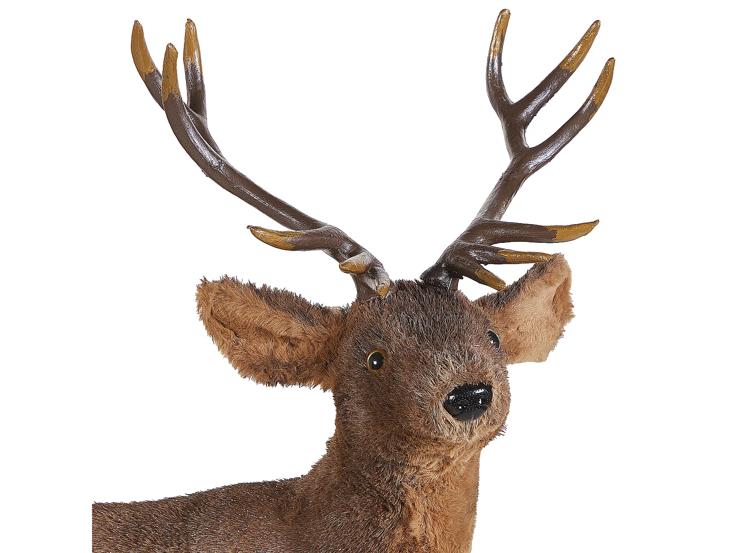 Figura dekoracyjna podłogowa renifer brązowa NIESI