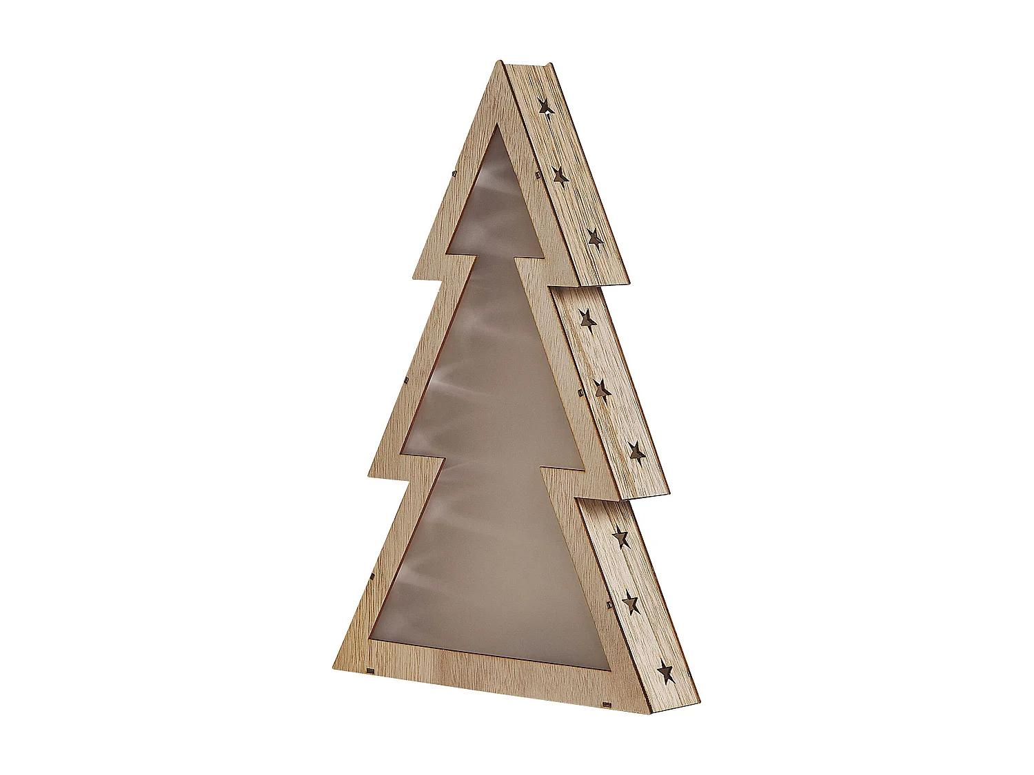 Décoration de Noël LED JUVA Arbre de Noël 35 cm Marron clair