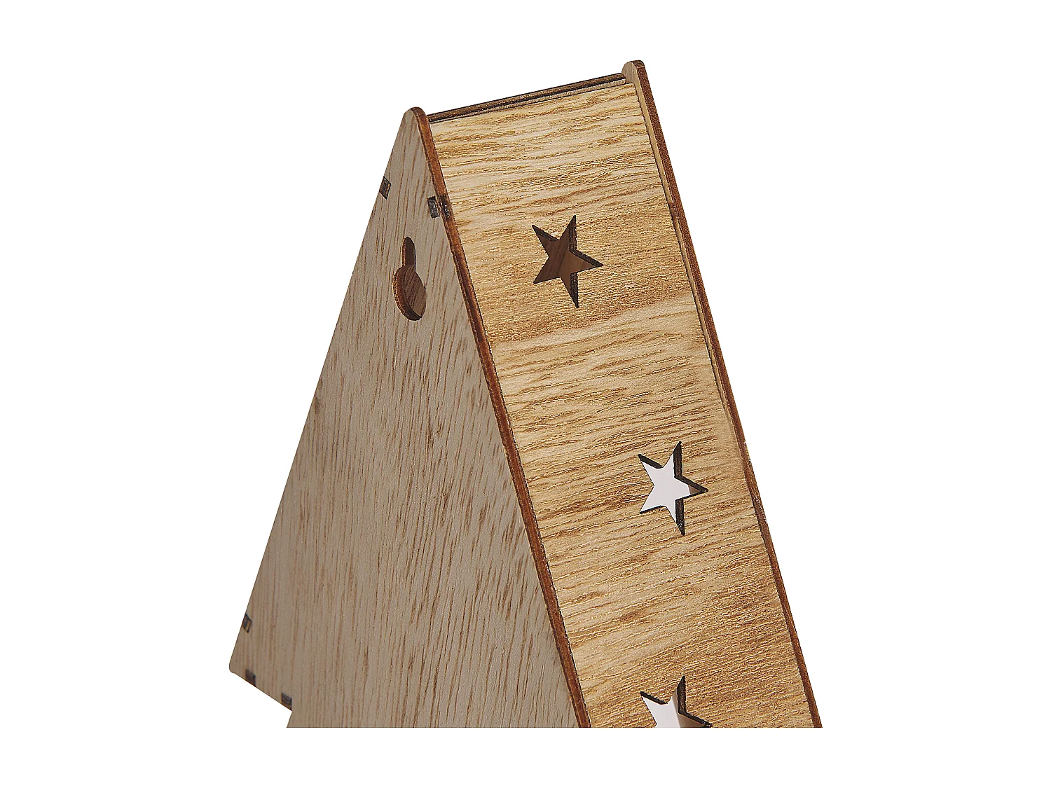 Decorazione LED legno chiaro 35 cm JUVA