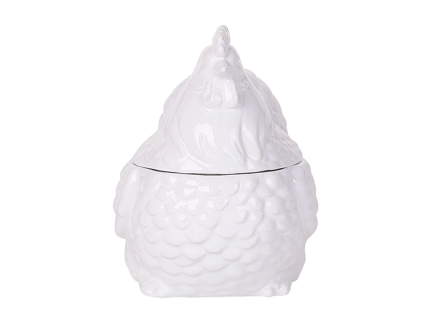 Acessório decorativo Galinha BINIC Cerâmica Branco