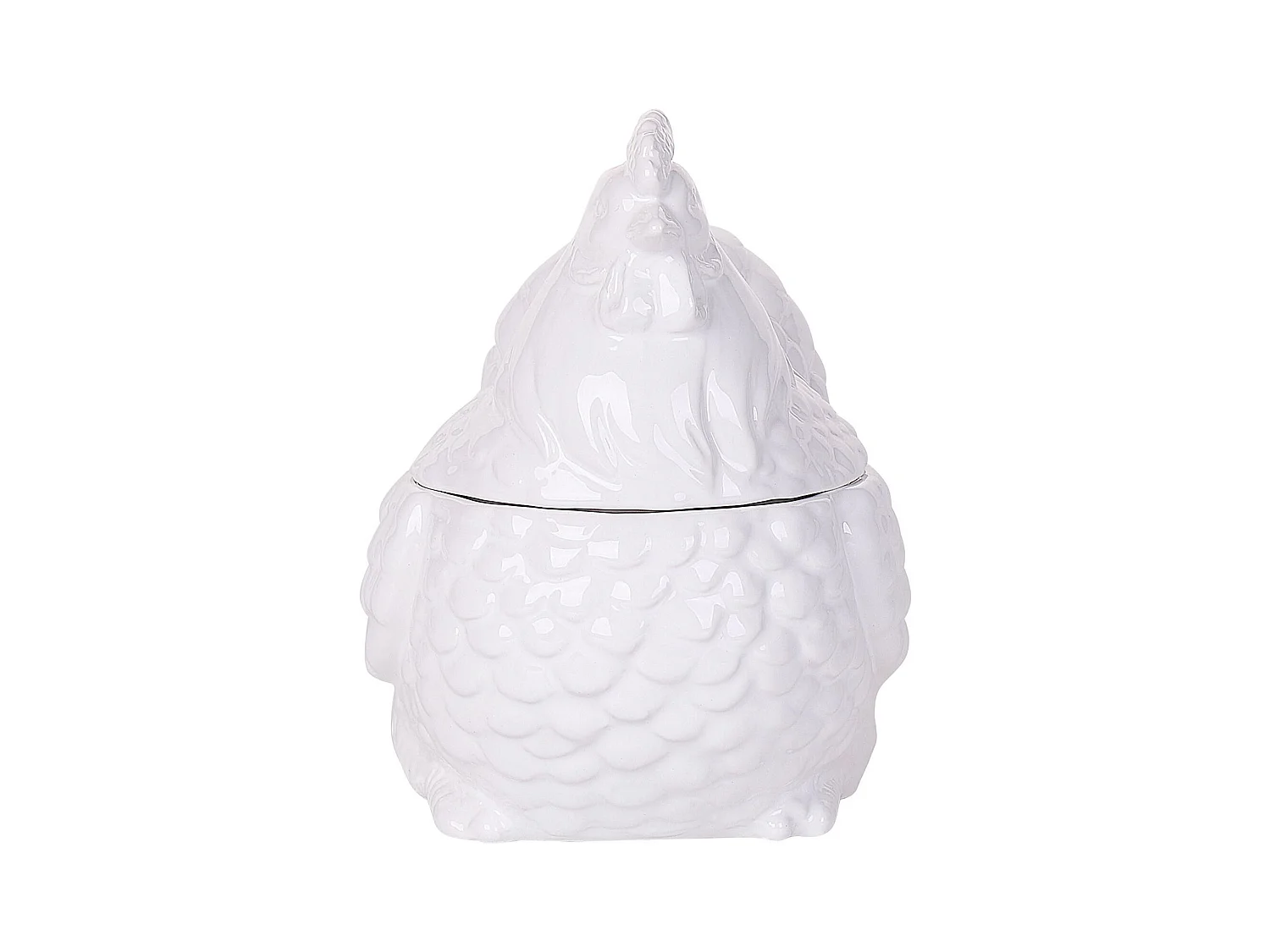 Accessoire Décoratif Poule BINIC Céramique Blanc