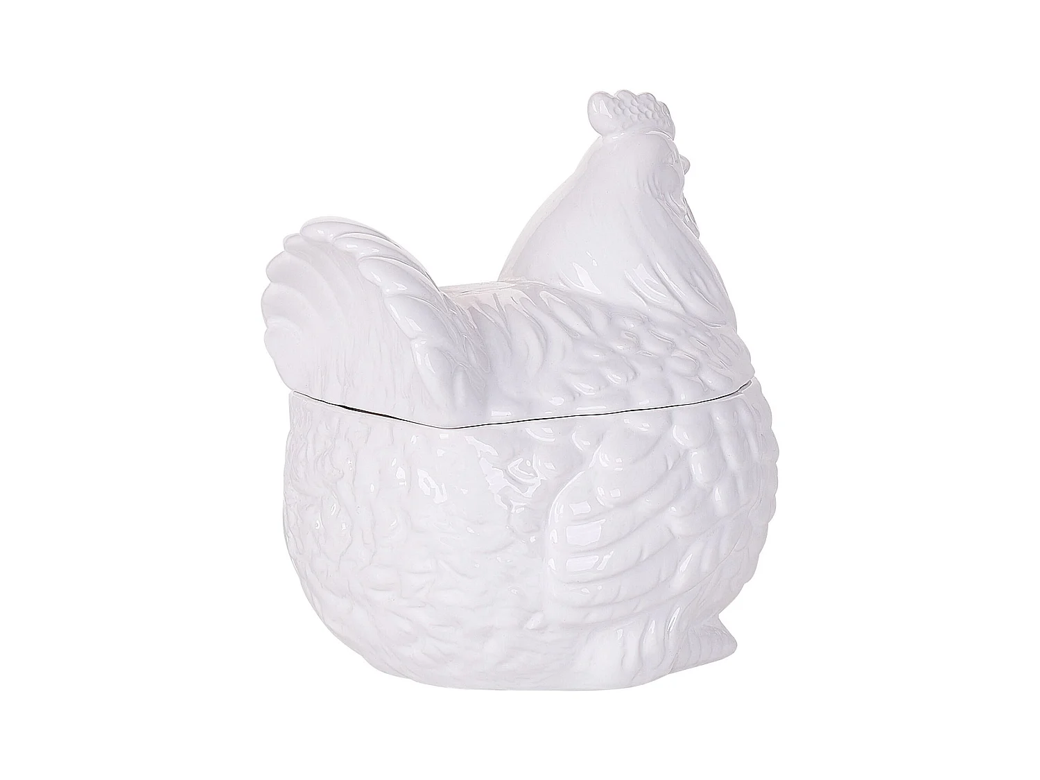 Accessoire Décoratif Poule BINIC Céramique Blanc